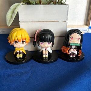 Set of 3 Demon Slayer Figures